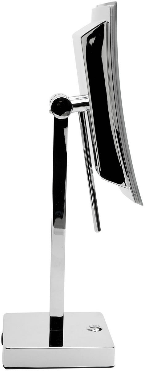 Side profile - Polished Chrome. Note the little handle that lets you adjust the mirror without leaving fingerprints on the glass.