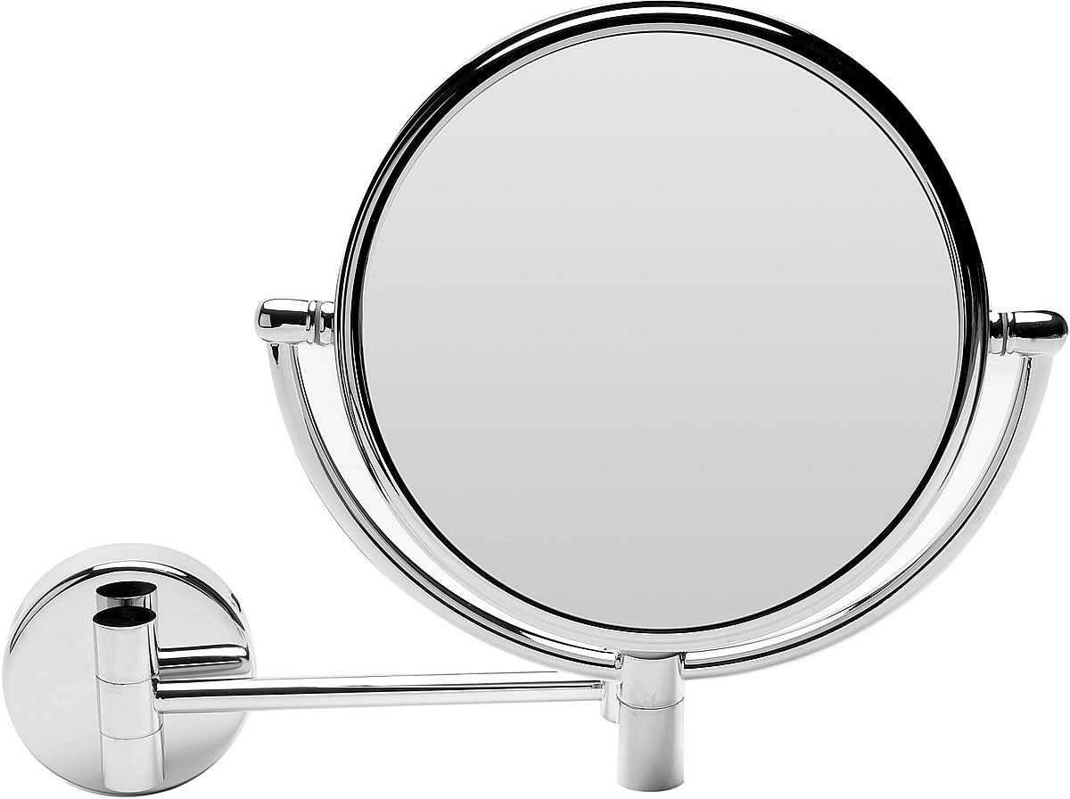 5x/1x Stainless Steel Makeup Mirror - 2 Finishes - Alfi Brand
