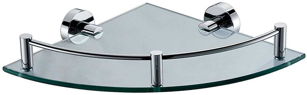 Glass Corner Shower Shelf - Polished Chrome - Alfi Brand