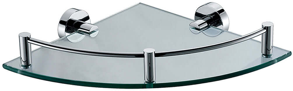 Glass Corner Shower Shelf - Polished Chrome - Alfi Brand