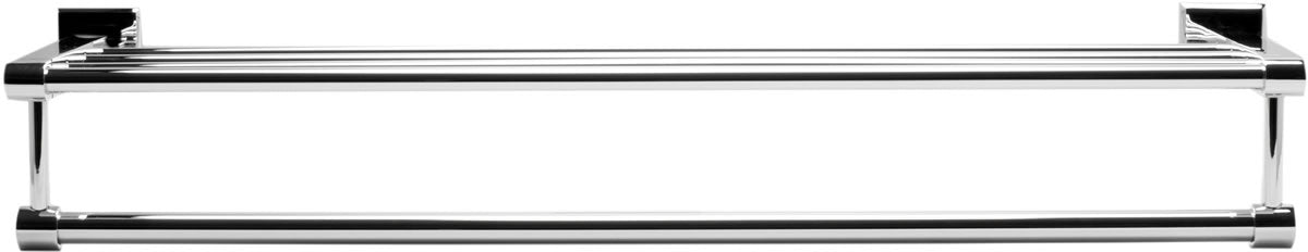 Alfi Brand 24" Heavy Chrome Plated Brass Towel Bar and Shelf