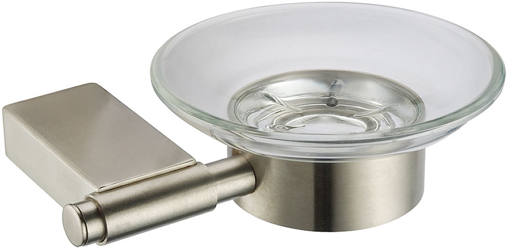Brushed Nickel finish.