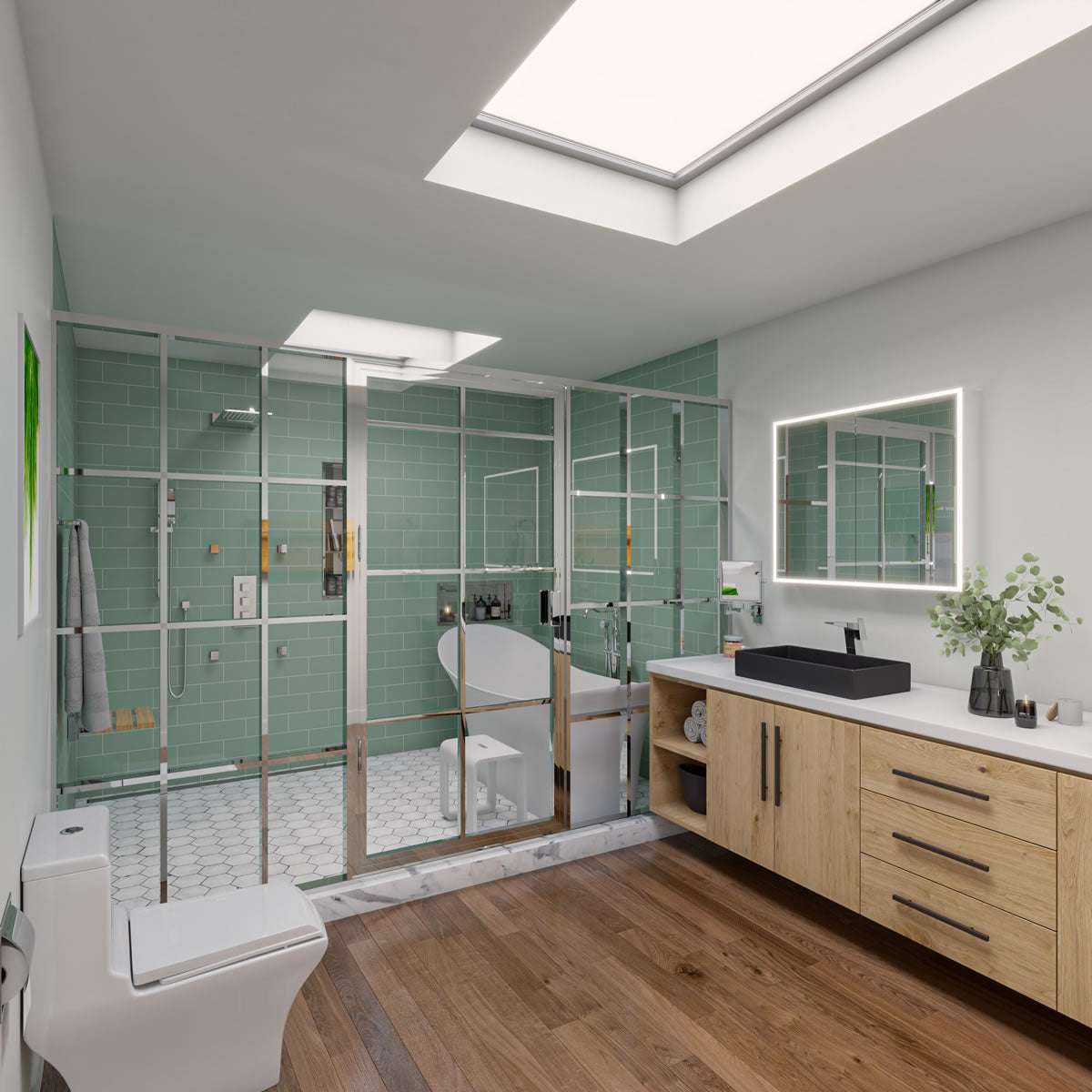 Recessed Stainless Steel Toilet Paper Roll Holder - Polished Stainles Steel - Alfi Brand