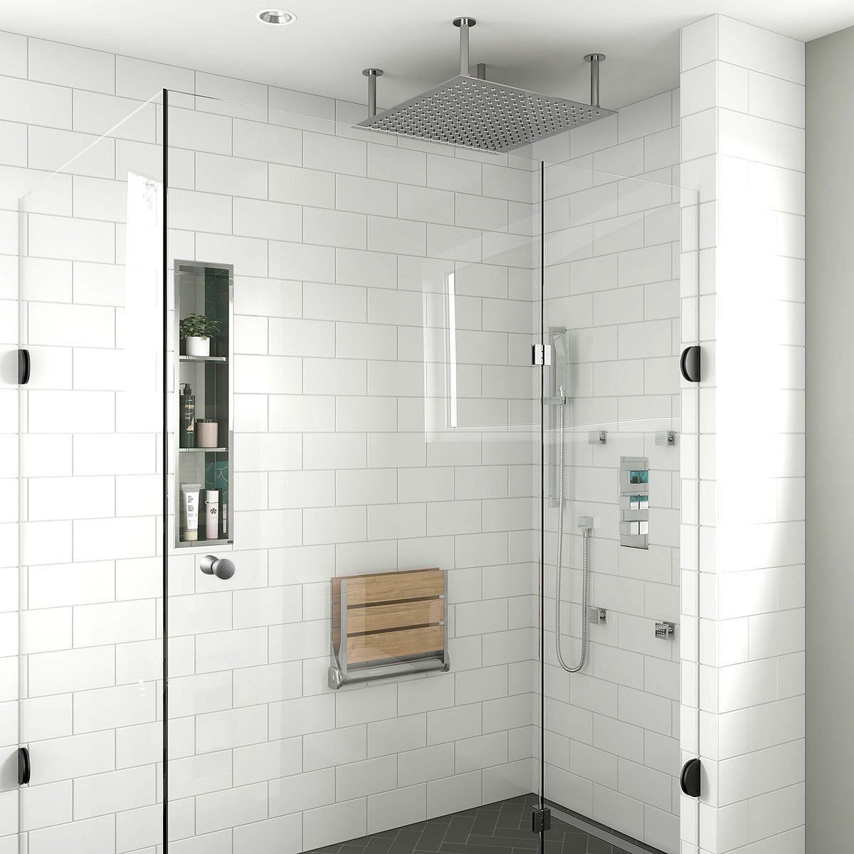 Keuco Edition 90 Toilet Paper Holder and Spare
