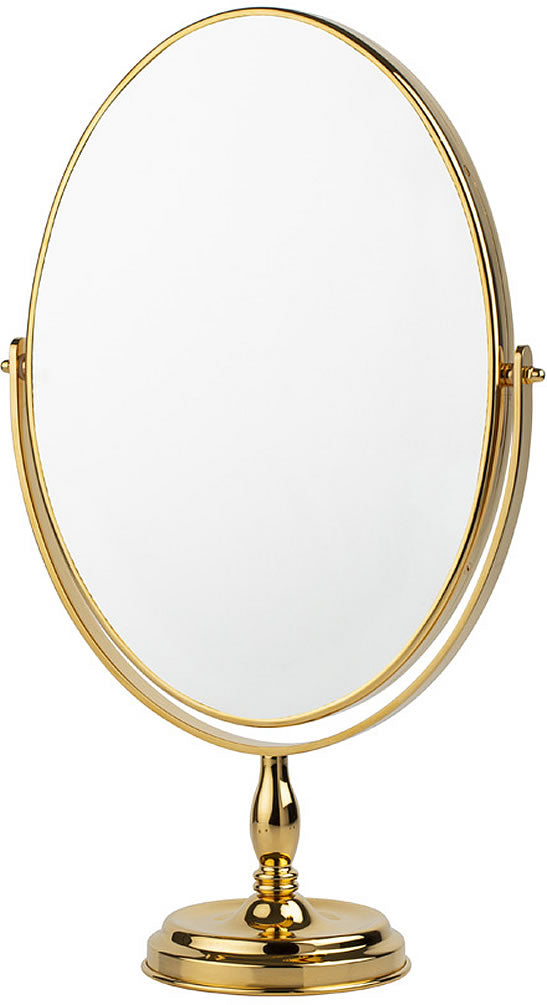 3x/1x Reversible Vanity Mirror - Plain or Fluted Frame - Cristal & Bronze - Perfect Makeup Mirrors
