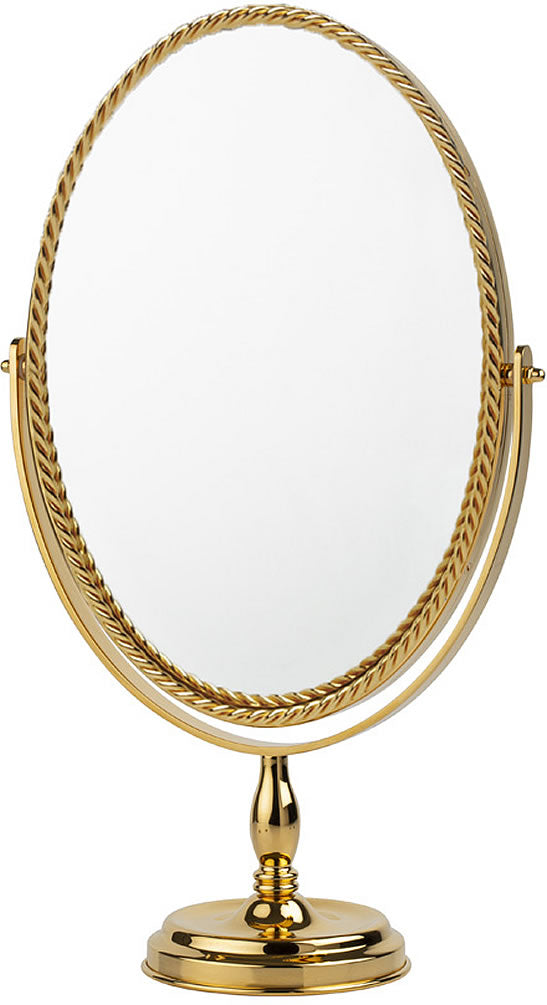 3x/1x Reversible Vanity Mirror - Pearl or Corded Frame - Cristal & Bronze - Perfect Makeup Mirrors
