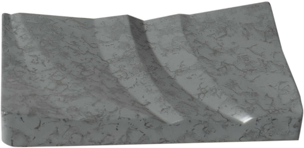 ALFI brand ABCO1019 4-Piece Solid Concrete Gray Matte Bathroom Accessory Set