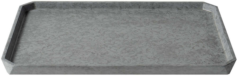 ALFI brand ABCO1023 7-Piece Solid Concrete Gray Matte Bathroom Accessory Set