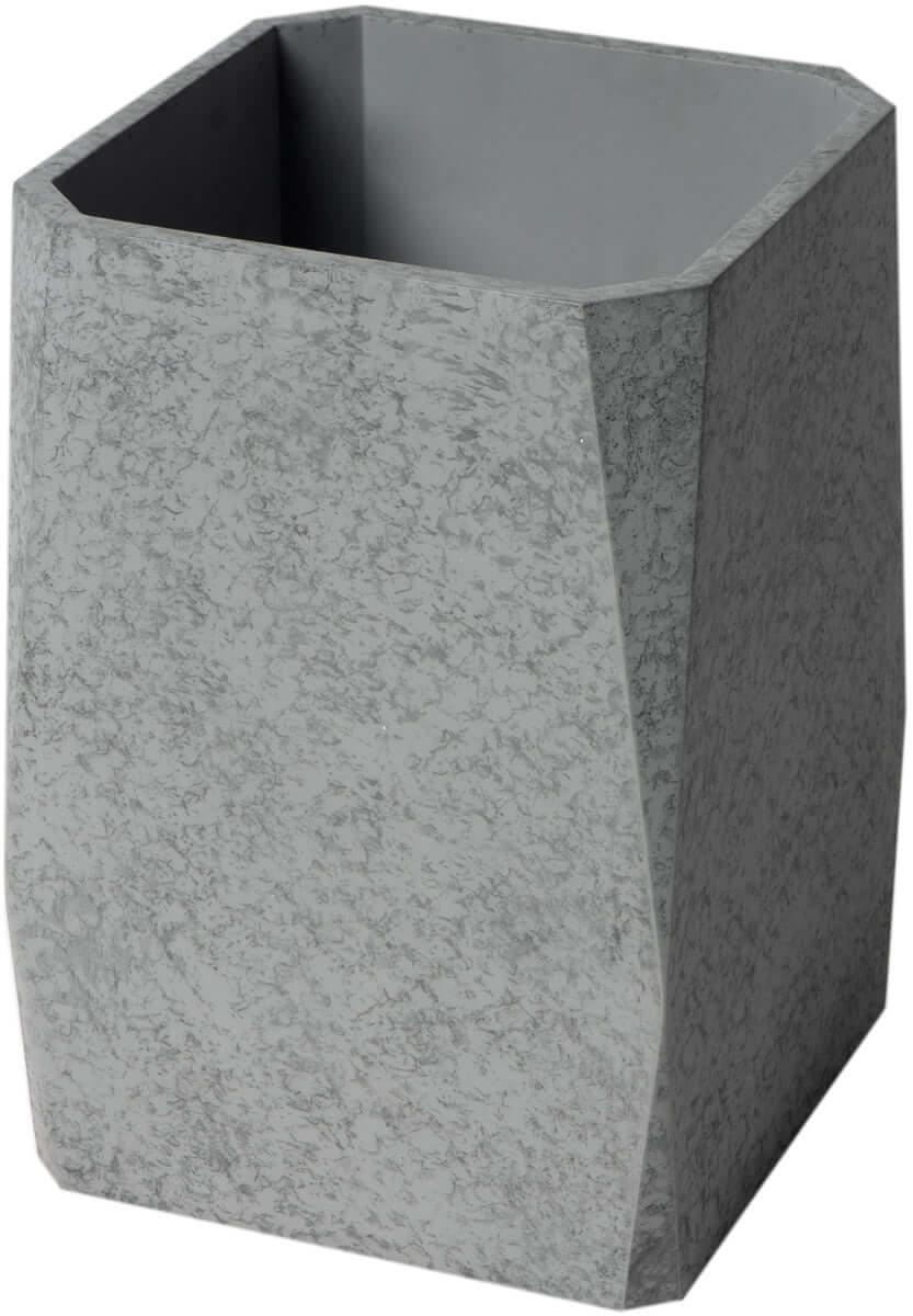 ALFI brand ABCO1045 12" x 8" Concrete Gray Matte Bathroom Waste Bin