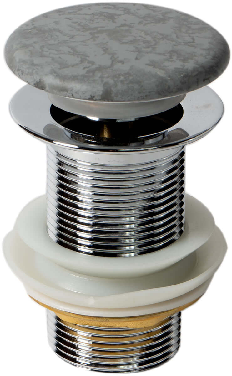 ALFI brand ABCO7055 Solid Concrete Gray Matte Cap Bathroom Sink Drain