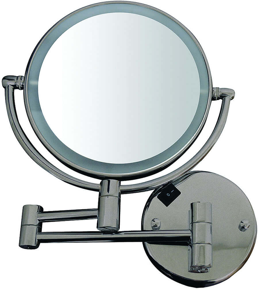 Hardwired 7x/1x LED Makeup Mirror – Whitehaus - Perfect Makeup Mirrors