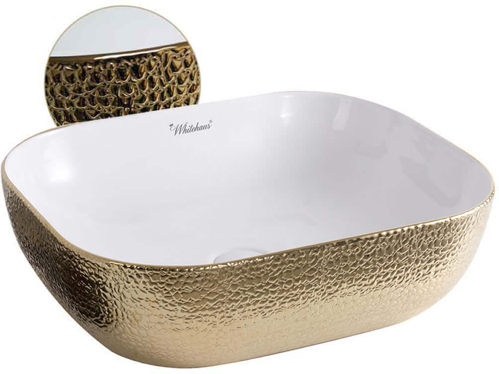 Isabella Plus Embossed Sink (7 Finishes) – Whitehaus - Perfect Makeup Mirrors