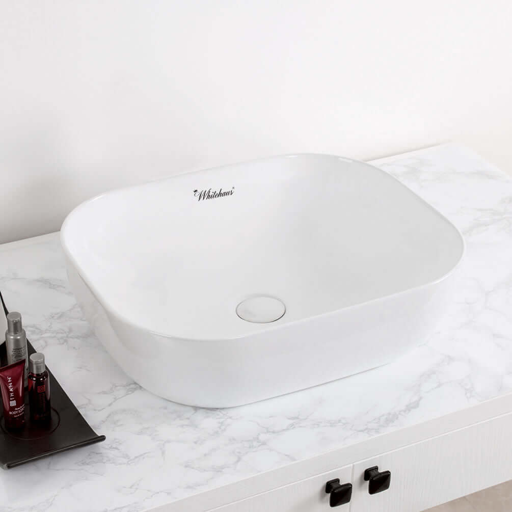 Isabella Plus Above-Mount Sink (2 Finishes) – Whitehaus - Perfect Makeup Mirrors