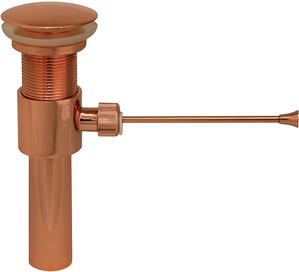 Decorative Mushroom Drain w/ Overflow – Whitehaus - Perfect Makeup Mirrors