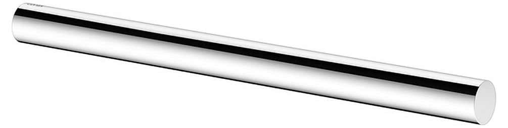 Reva Fixed Single Towel Holder, Matte Black or Polished Chrome, 2 Sizes - Keuco - Perfect Makeup Mirrors