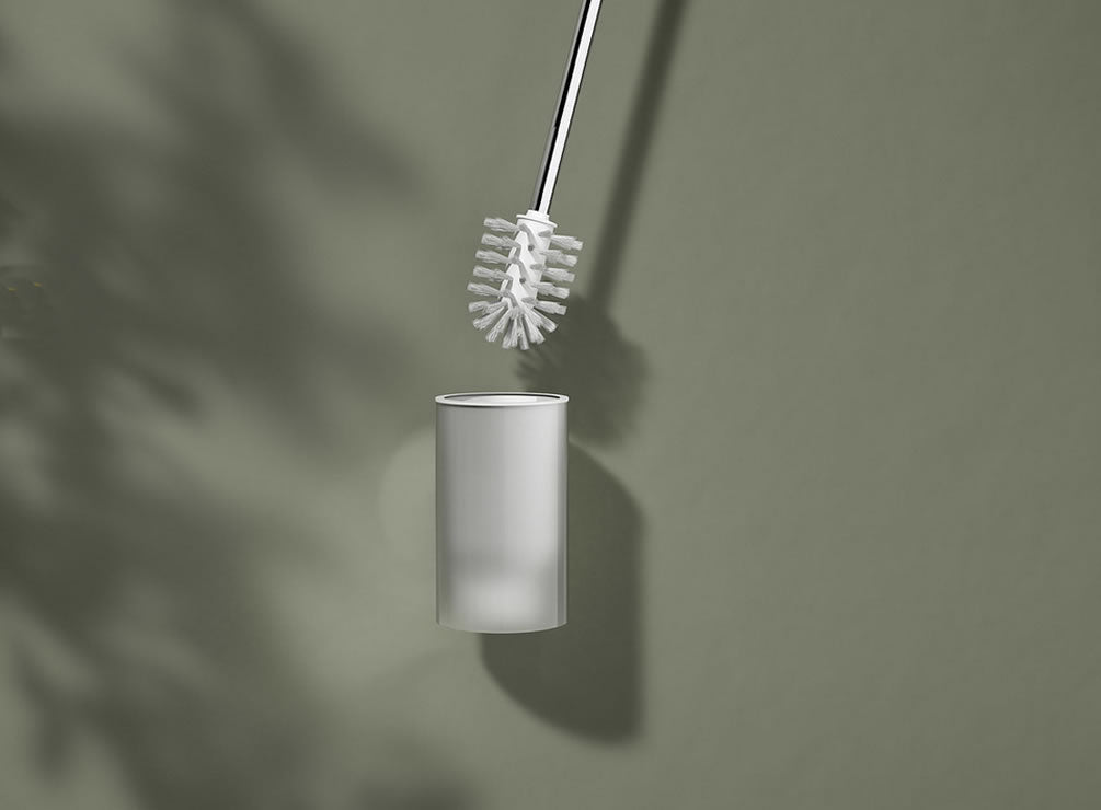 Reva Collection Toilet Brush Set - 2 Fnishes - Keuco - Perfect Makeup Mirrors