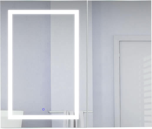 Savange 42" x 36" High, Lit Door on Left, Center Open