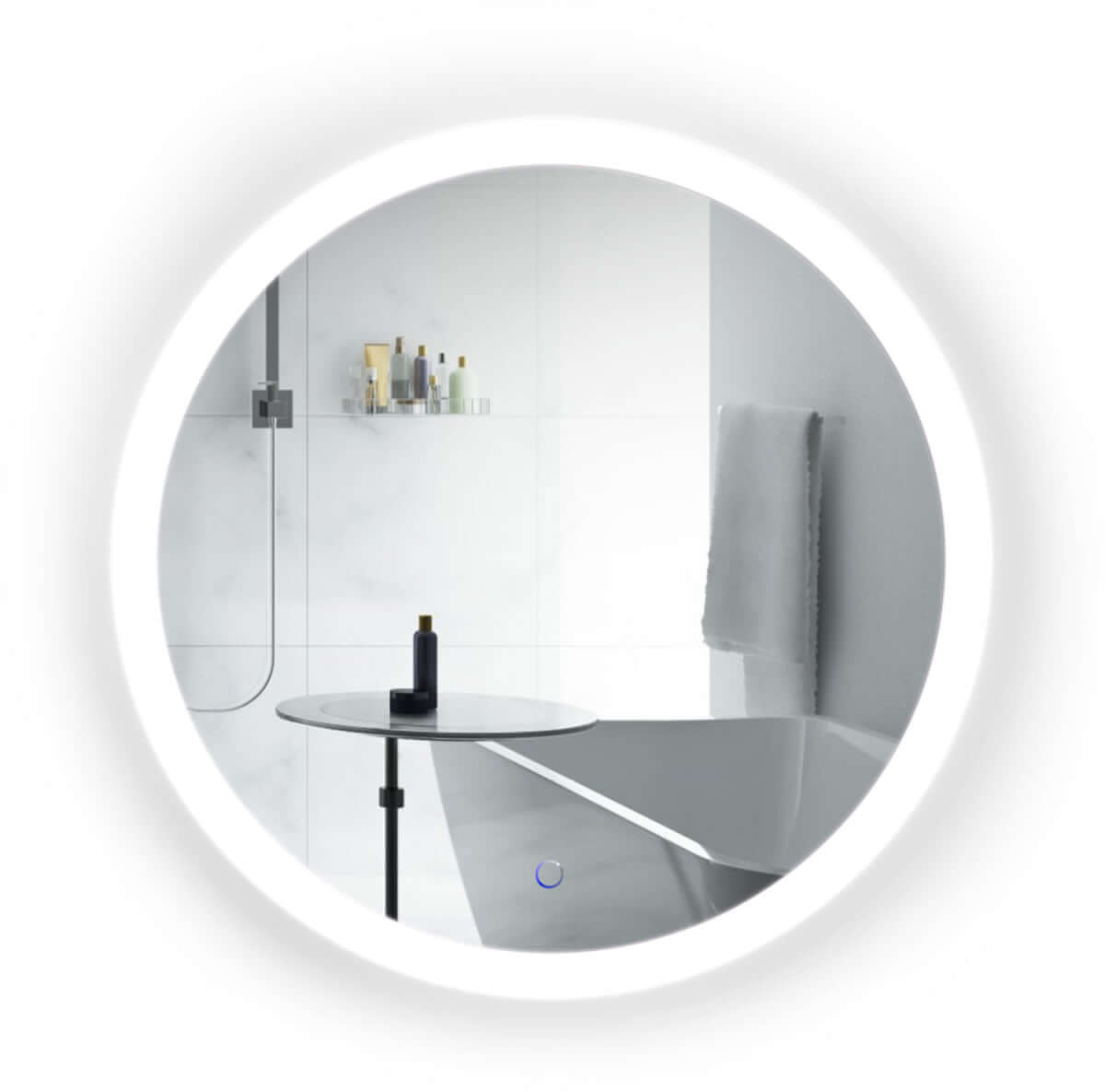 Krugg Sol Round LED Mirrors - Diameters: 22", 27', 30", 32", 42"