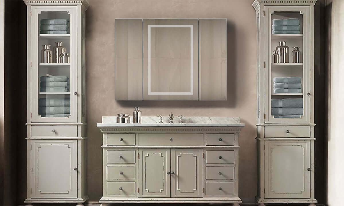 Krugg Svange 3-Door Center LED in typical application.  48" Wide.   36" or 42" High.