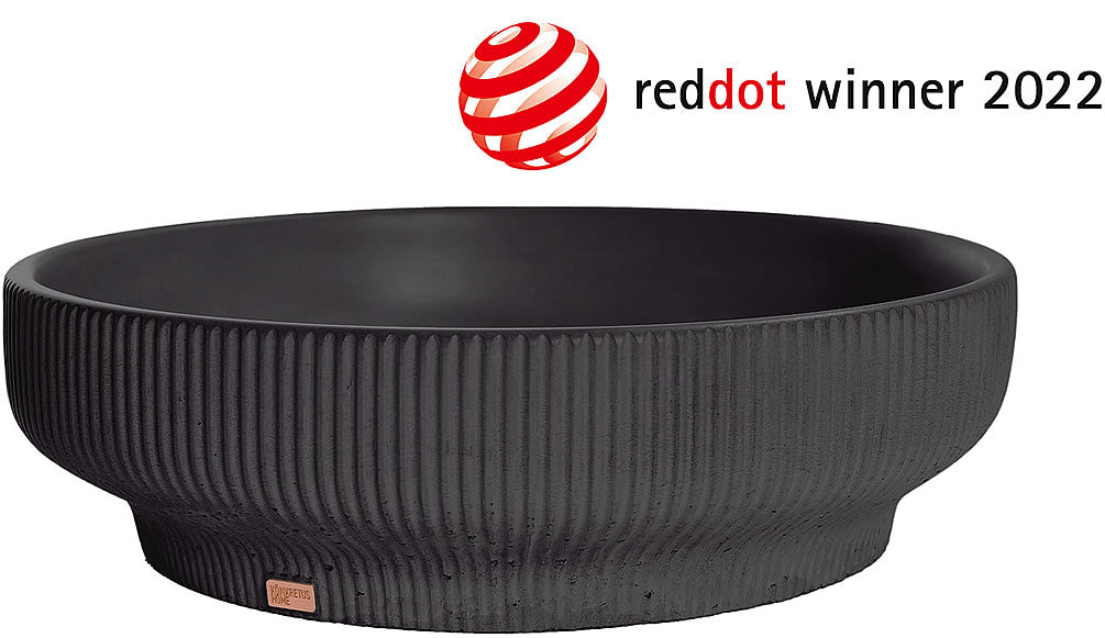 Konkretus Lotus 01 Bathroom Sink - winner of the Red Dot design award, 2002.