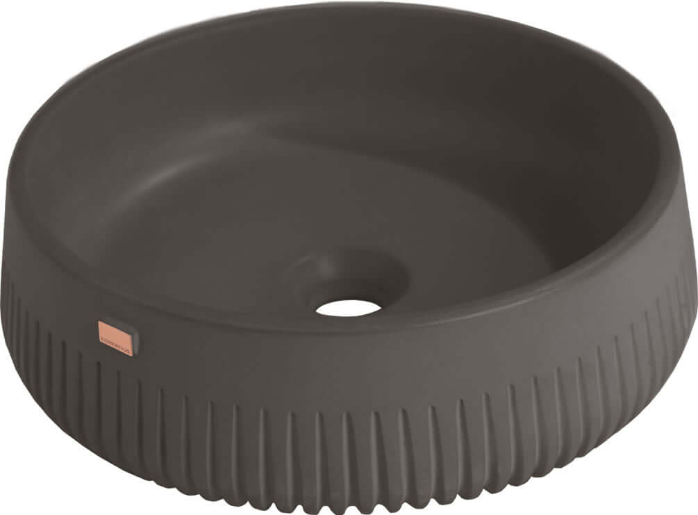 Konkretus Custom Made PAPUA 01 Concrete Round Above-Mount Sink in 13 Colors