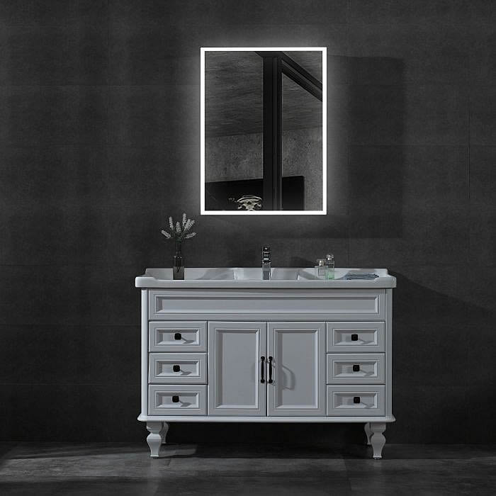 24" x 32" Single Door LED Medicine Cabinet - ALFI brand - Perfect Makeup Mirrors