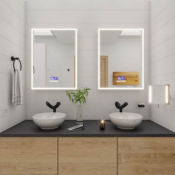 Alfi brand 24" x 32" Single Door LED Medicine Cabinet