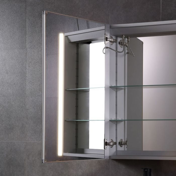 24" x 32" Single Door Bluetooth LED Medicine Cabinet - ALFI brand - Perfect Makeup Mirrors