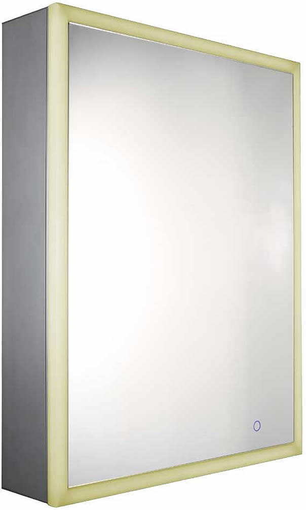 Musichaus 1-Door Surface Cabinet – Whitehaus - Perfect Makeup Mirrors