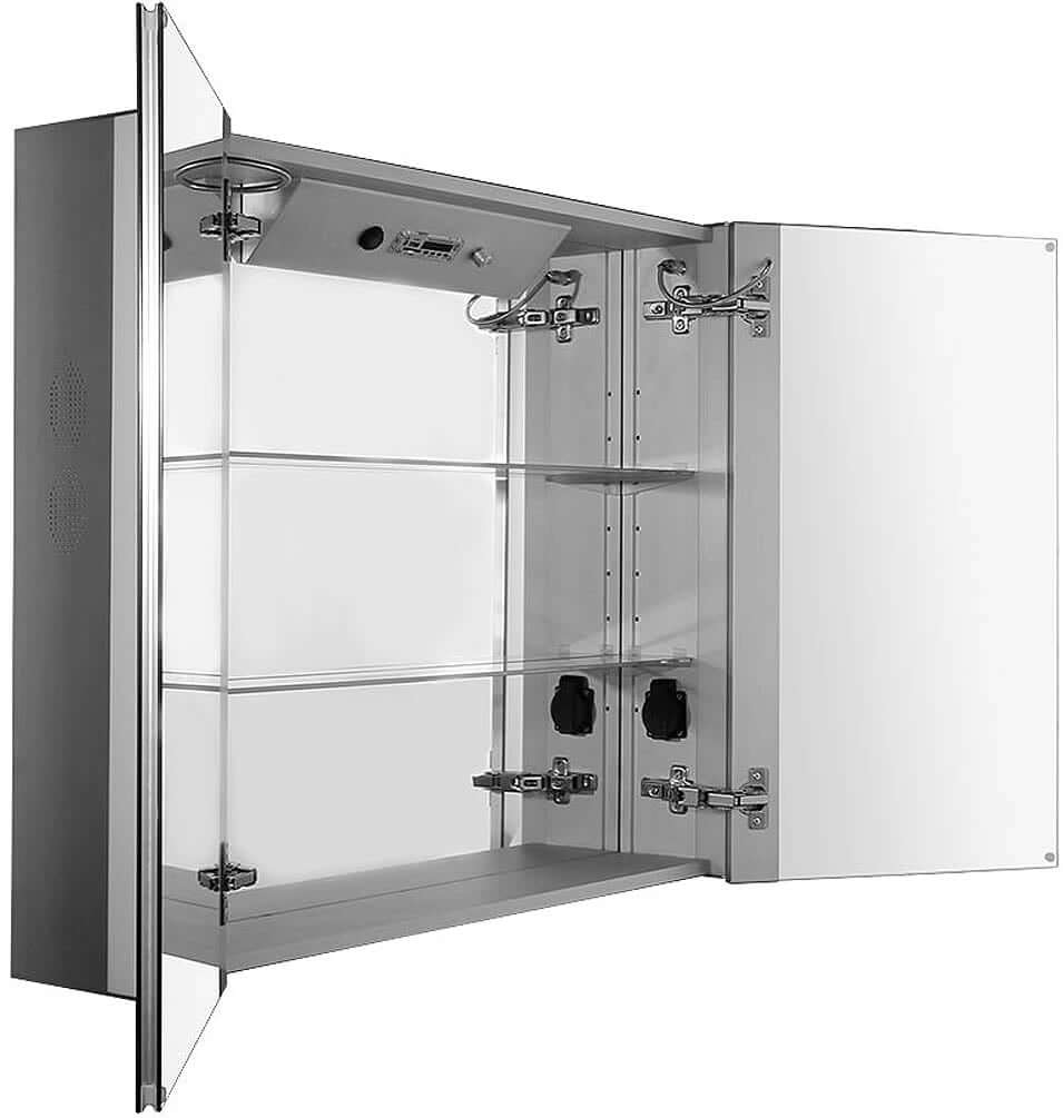 Whitehaus Musichaus Surface Mount Entertainment 2-Door Medicine Cabinets - 2 Sizes