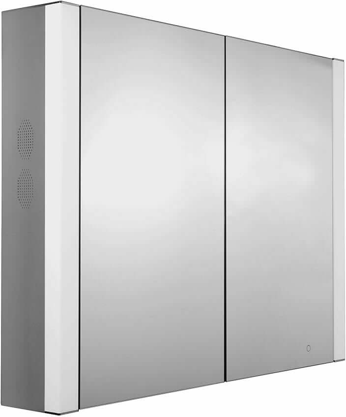 Musichaus 2-Door Surface Cabinet (2 Sizes) – Whitehaus - Perfect Makeup Mirrors