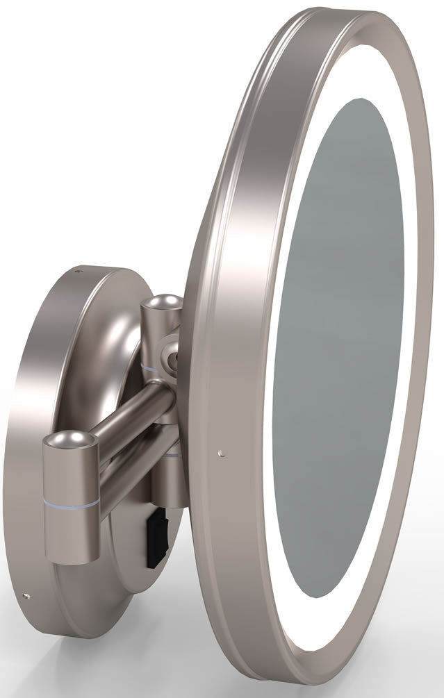 Brushed Nickel - Retracted