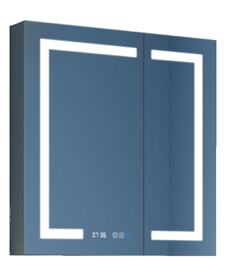 30" LED 2-Door Medicine Cabinet – Mirror Luxe - Perfect Makeup Mirrors