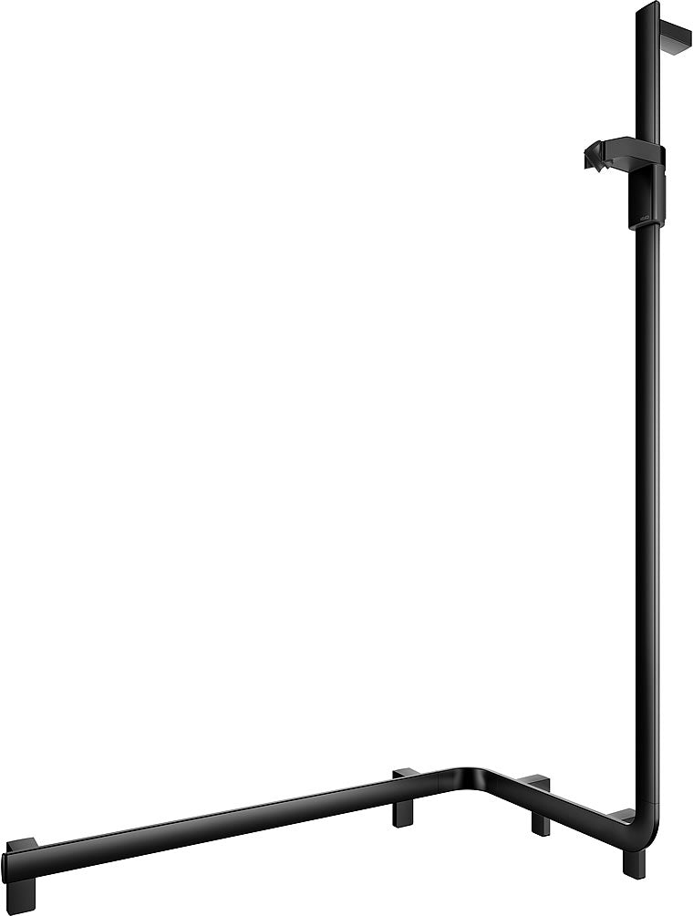 Axess Corner Shower Rail System with Hand Shower Bracket, Right-Hand or Left-Hand - Keuco - Perfect Makeup Mirrors