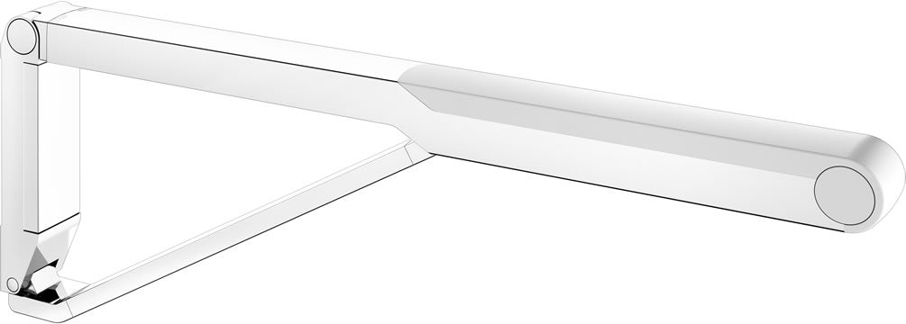 Keuco Axess ADA Fold down Grab Bar - 2 Sizes, 5 Finishes