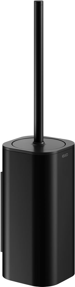 Edition Actis Wall-Mount Toilet Brush Set, Polished Chrome or Matte Black - Keuco - Perfect Makeup Mirrors