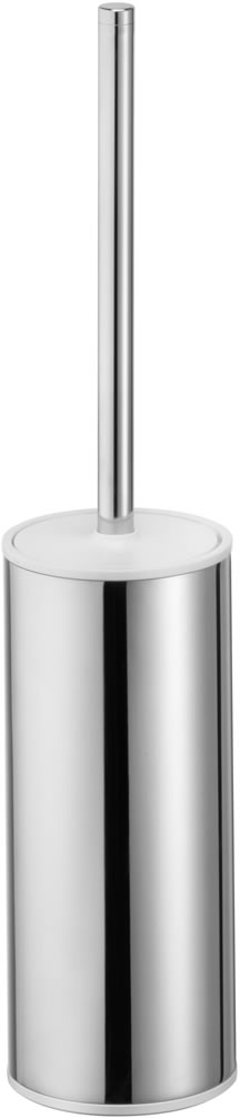 Edition Actis Floor Standing Toilet Brush Set, Polished Chrome or Matte Black - Keuco - Perfect Makeup Mirrors