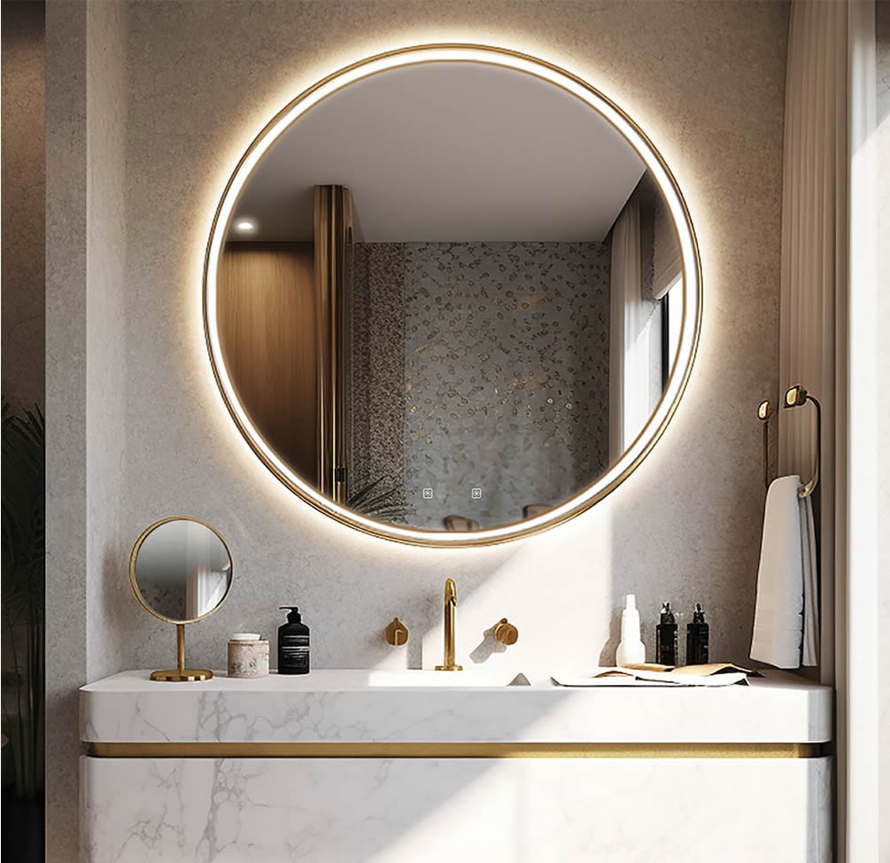 Brilliance LED Backlit Mirror – Available in 3 Sizes - Electric Mirror - Perfect Makeup Mirrors