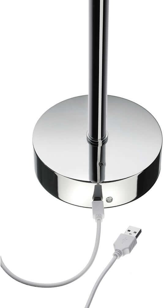 Smedbo Outline Collection Free-Standing 7x LED Sensor Makeup Mirror