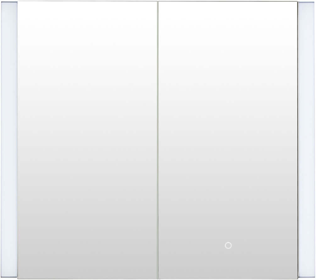 Altair Serra 2-Door Mirrored LED Side-Lit Surface-Mount Medicine Cabinet