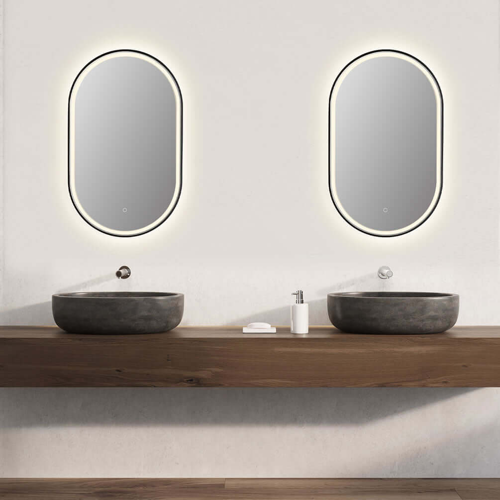 Oleggio 22" x 36" Matte Black Frame