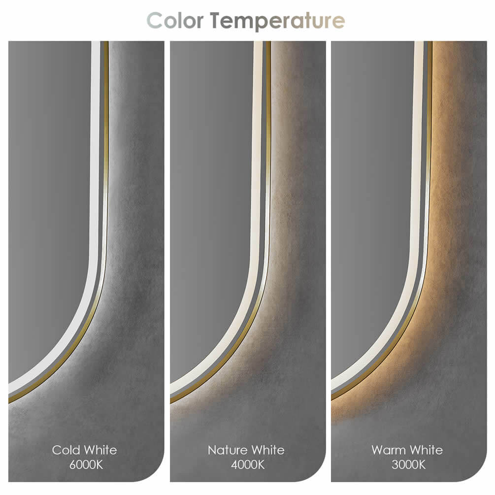 Oleggio 22" x 36" Brushed Gold Frame