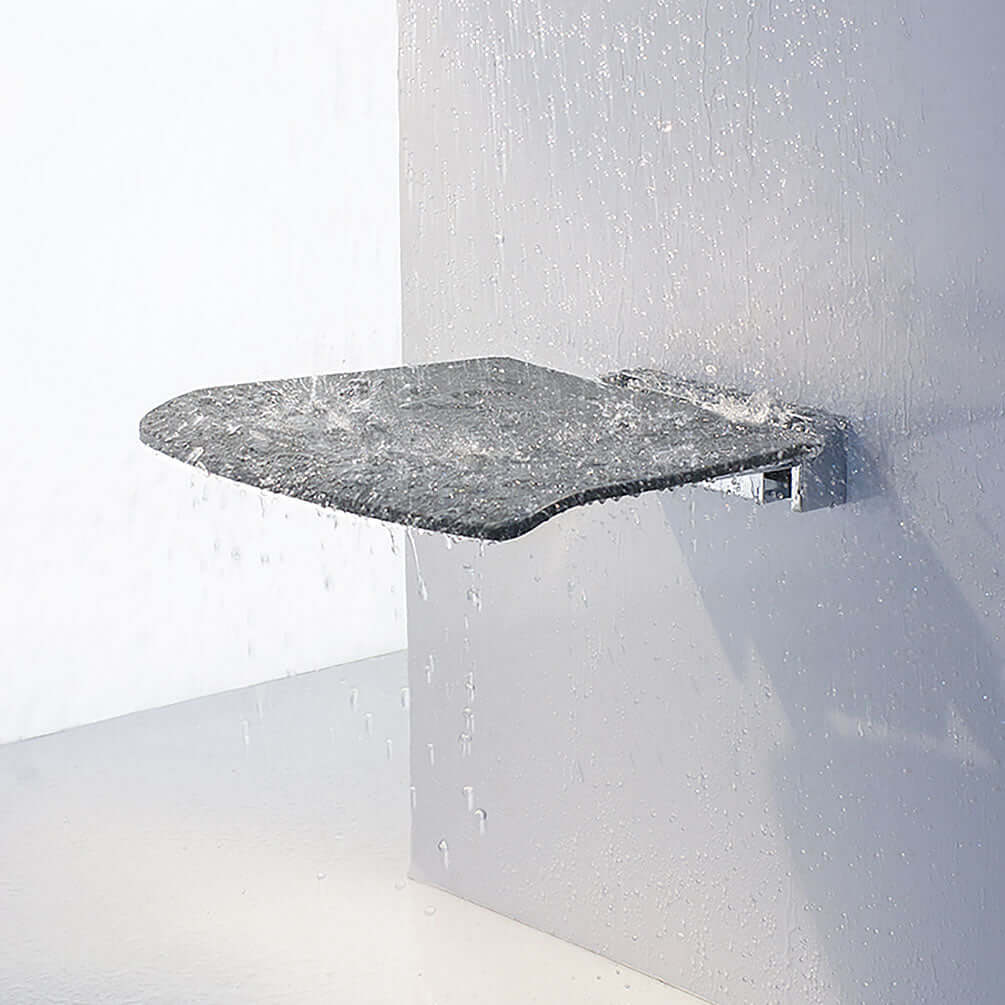 Smedbo Slate Grey Folding Shower Seat - Wet