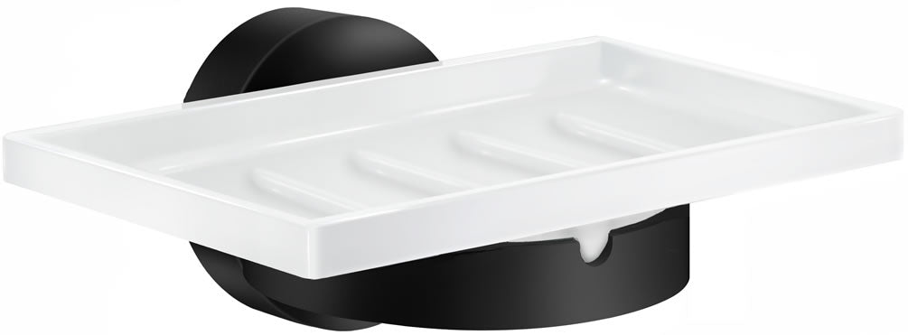 Wall-Mount Soap Dish – Brass, Black or Chrome - SMEDBO - Perfect Makeup Mirrors