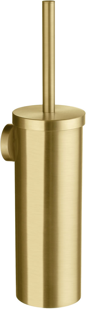 Home Collection All Brass Toilet Brush Set - Black or Brass - SMEDBO - Perfect Makeup Mirrors