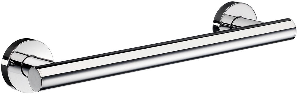 Home Collection 11" Solid Brass Grab Bar in Polished Chrome or Brushed Nickel - SMEDBO - Perfect Makeup Mirrors