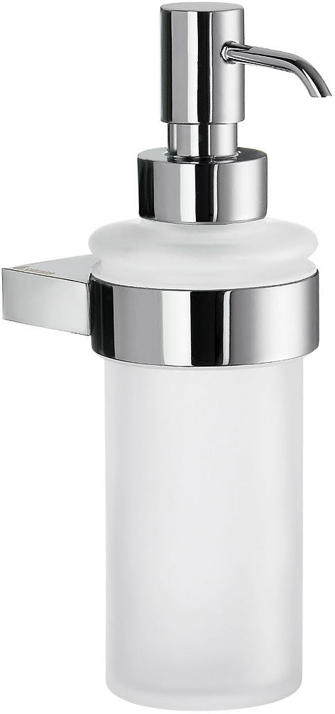 AIR Collection Solid Brass Liquid Soap Dispenser, Glass / Polished Chrome - SMEDBO - Perfect Makeup Mirrors