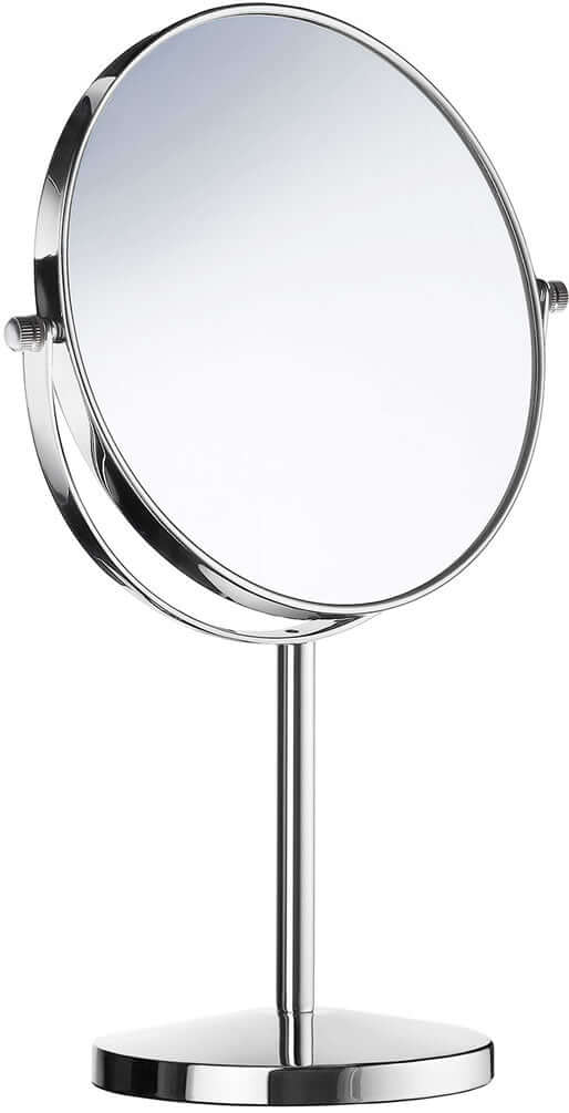 Beslagsboden Free-Standing 7x/1x Makeup Mirror, Polished Chrome