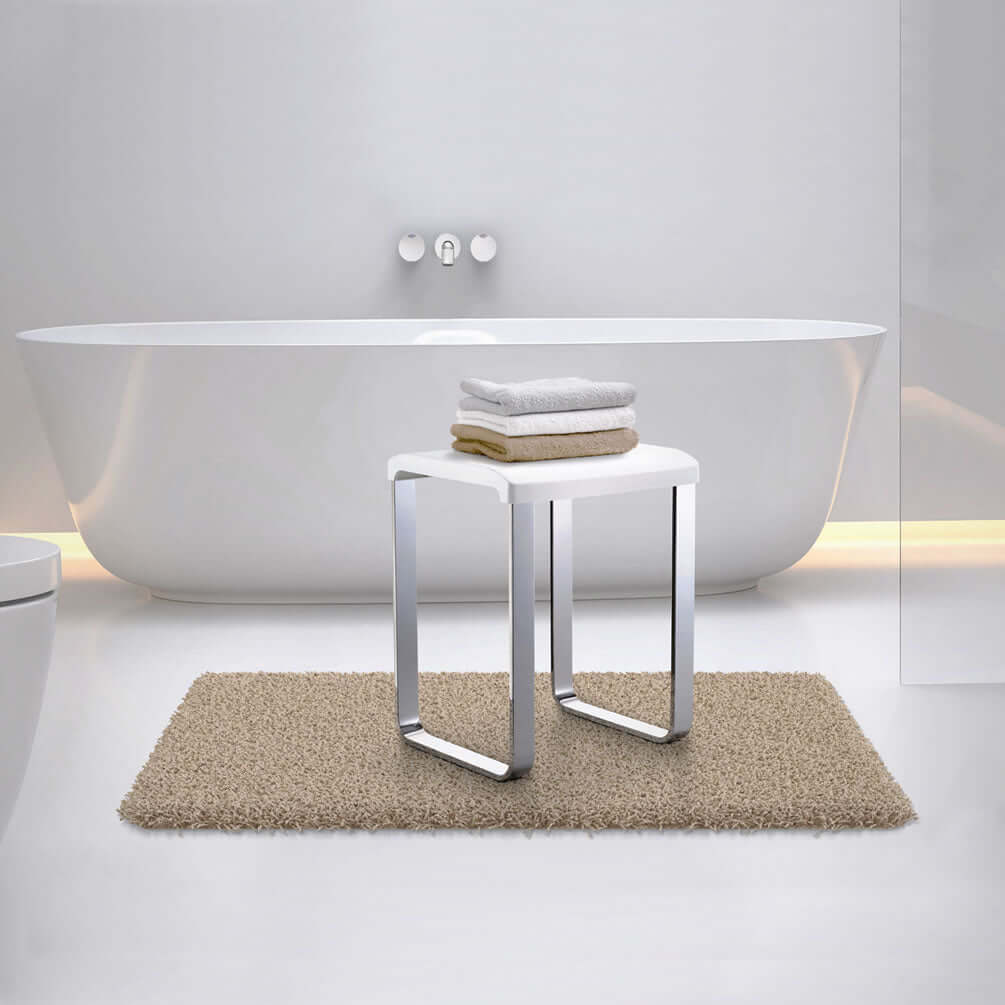Smedbo Shower Seat holds up to 330 lbs. but weighs only 12.1 lbs.