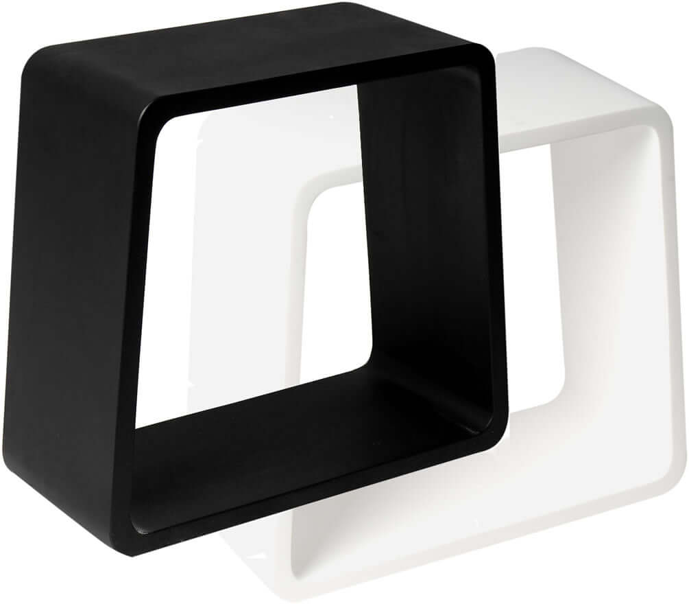 ALFI brand ABST55 Solid Surface Resin Bathroom/Shower Stool - Matte White or Matte Black